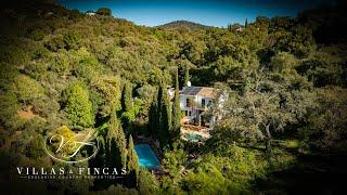 Country villa with private forest for sale in Casares, Andalusia, Southern Spain