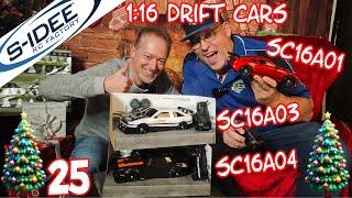 x Weihnacht  SC16A03 und SC16A04 Drift Cars