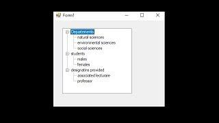 C# Visual studio tutorial | How to use TreeView (Add Items in TreeView)