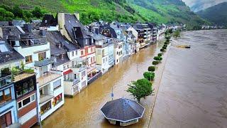 Stadt Zell (Mosel) - Die Flut der Mosel