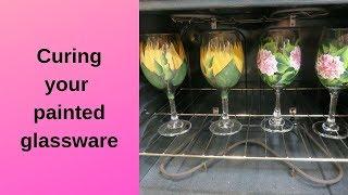 How to Cure Your Glass Paint | Permanent Glass Paint | Aressa | 2019