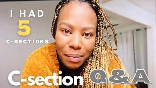 THE TRUTH ABOUT HAVING 5 C-SECTIONS | C-SECTION Q&A | Sarah Latouche