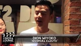 CINEMA LOUNGE interviewed DION WIYOKO for WINTER IN TOKYO