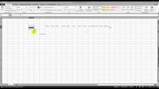 Функция авто заполнения в Microsoft Excel