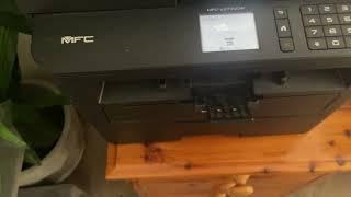 How to check ink level of toner cartridge for Brother laser printer MFC