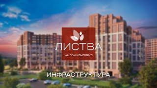 Строительный трест. Инфраструктура жилого комплекса «Листва», лето 2021