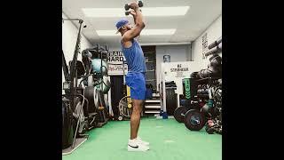 Dumbbell Squat Curl Press #fitness #gym #workout