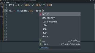 Getting key with maximum value in dictionary?