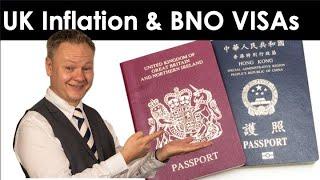 UK  Inflation and BNO VISA Application