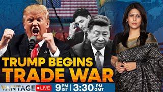 Trump Tariffs LIVE: Trump & Trudeau Speak, Mexico Tariffs Paused | Vantage with Palki Sharma | N18G