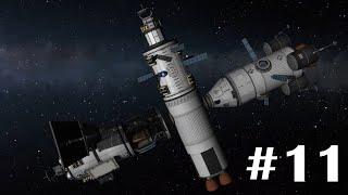 Расширение лунной станции. Часть #11. Kerbal Space Program на максимальном уровне сложности.