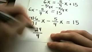 Solving Linear Equations