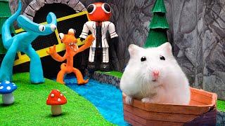 Hamster im Labyrinth der Regenbogenfreunde mit neuen Monstern gefangen | Hamsterlabyrinth