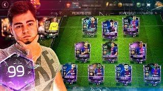 FIFA 18 MOBILE | БОМБЯЩИЙ СОСТАВ 99 РЕЙТИНГА | БАРСЕЛОНА ФУЛЛ SQUAD !!!