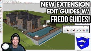 NEW Guide Extension for SketchUp - Fredo Guides Overview!
