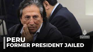 Peruvian ex-president sentenced to more than 20 years in bribery case