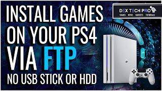 Transfer Games to PS4 from PC  via LAN and FTP (No USB stick or External Hard Disk Drive Needed)