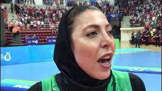 ISLAMIC SOLIDARITY GAMES 2022; Mahsa Saberi interviewed after reach the first medal of history