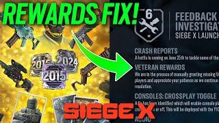 Veteran Rewards Fix - 6News - Tom Clancy's Rainbow Six Siege X