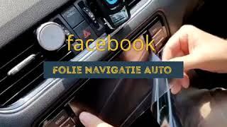 Aplicare folii de protectie display #Navigatie #Auto FoliaTa