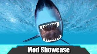 Garry's Mod | Attacked By A HUGE Megalodon! (Shark NPCs) | Mod Showcase