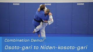 Osoto-gari to Nidan-kosoto-gari - Combination Demo