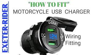 "HOW TO"  FIT A USB CHARGE OUTLET TO ANY MOTORCYCLE | exeter-rider