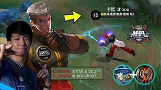 FINALLY!! CHOU EXP LANE IN MPL IS BACK (I TRY THE NEW BUILD CHOU PRO PLAYER) - Mobile Legends