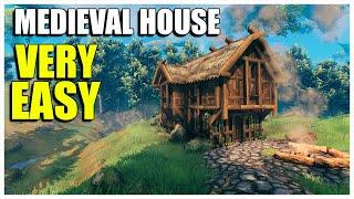 VALHEIM Mistlands- Simple Beginner Medieval House- Build Guide