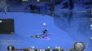 Aion PC Games Gameplay - GC 2008: Snow Flight (Off Screen)