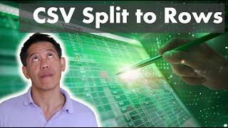 Excel Tricks: Split Comma-Separated Values into Rows Easily!