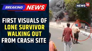 CNN-News18 Accessed New Video Of The Air India Plane Crash Survivor, Vishwas Kumar Ramesh's | News18