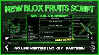 [NEW] Blox Fruits Script/Hack Min Hub V2 | Auto Farm | Auto Raid | Auto V4 (Mobile & PC)