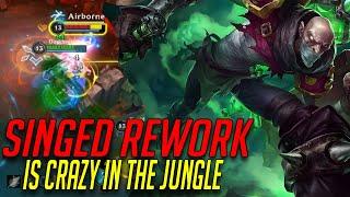 WILD RIFT SINGED REWORK IS BROKEN - NEW SINGED JUNGLE BUILD IS CRAZY