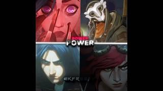 Jinx vs Ekko vs Caitlyn vs Vi (Arcane) #shorts #arcane