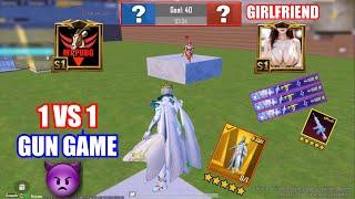 BEST FUNNYWOW GAMEPLAY WITH MY GIRLFRIEND AND MT1VS1 GUN GAME DEATH MATCHPUBG MOBILE