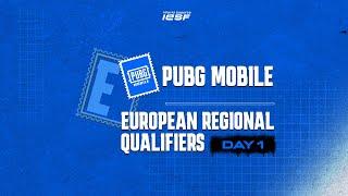PUBG MOBILE | GROUP STAGE | IESF EUROPEAN REGIONAL QUALIFIERS 2025 | DAY 1