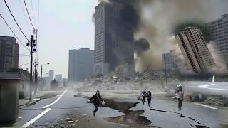 JAPAN Is Shaking! POWERFUL Earthquake ROCKS Fukushima, Buildings Collapsed - japan Earthquake 2025