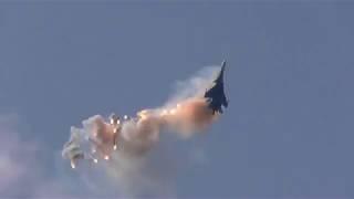 Su-30SM from the Aerobatic Team of the "Russian Knights" of the Russian Air Force