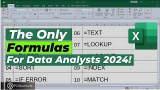 EXPERT Excel Guide to Top Formulas for Data Analysis