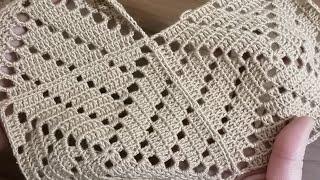 BİRLEŞTİRİLMİŞ HALİ ile Daha Güzel Tığişi & Very easy to crochet