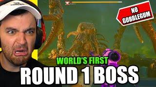 ROUND 1 BOSS FIGHT w/ NO GOBBLEGUM!!! (Black Ops 6 Zombies)