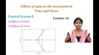 Effects of gain on the movement of Poles and Zeros ǀ Control system lecture 16