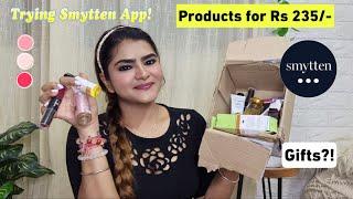 Trying Smytten App for the First Time!  | Products for Rs 235/- |