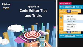 CoderZ Bytes EP28 Code Editor Tips and Tricks