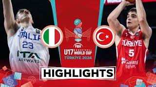 Italy  vs Turkiye  | Highlights | FIBA U17 Basketball World Cup 2024