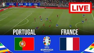 PORTUGAL vs FRANCE | UEFA Euro 2024  Full Match | Realistic PES Gameplay