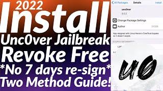 Install Unc0ver Revoke Free Jailbreak | No 7 Days Resigning | Unc0ver Permanent | Unc0ver Untethered