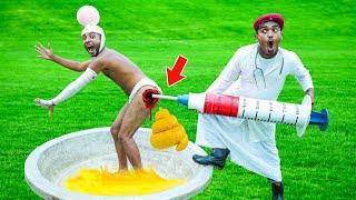 Funniest Fun Comedy Video 2025 Amazing Injection Wala Latest Trending Comedy Video 2025Doctor Ep 51