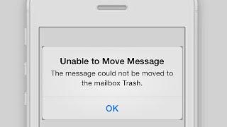 How to Fix "Unable to move message to trash" in iOS Mail